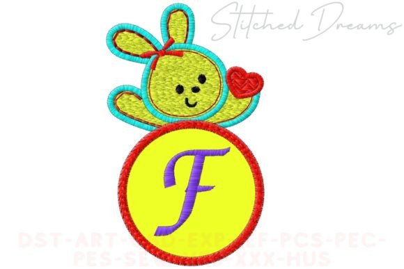 Bunny Applique Letter F Review
