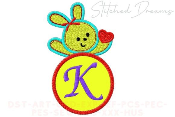 Bunny Applique Letter K Review