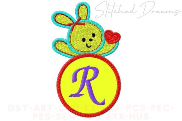 Bunny Applique Letter R Review