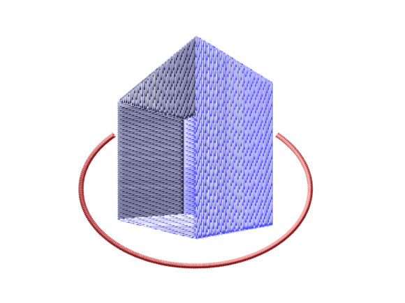 Cube Gradient: A Versatile Embroidery Design