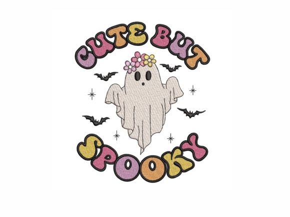 Cute but Spooky Embroidery Design