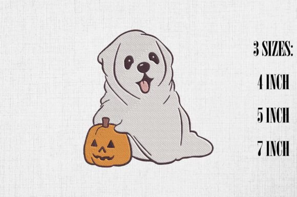 Cute Ghost Dog Embroidery Review