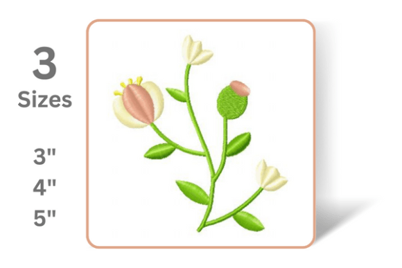 Flowers on a Vine: A Seasonal Embroidery Staple