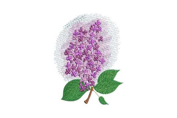 Fragrant Lilacs: A Springtime Embroidery Gem