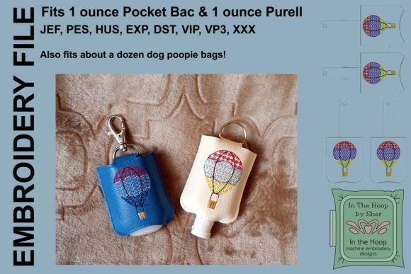 Hot Air Balloon Hand Sanitizer Holder