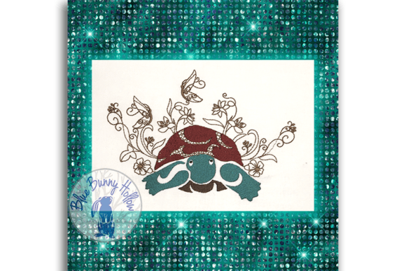 Land Turtle 3 Embroidery Design